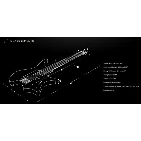 Boden Metal NX 6 Tremolo - black granite
