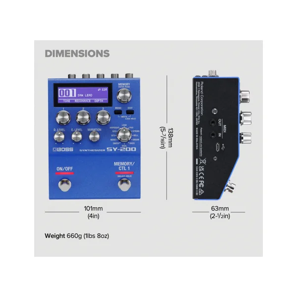 Boss SY-200 Synthetizer