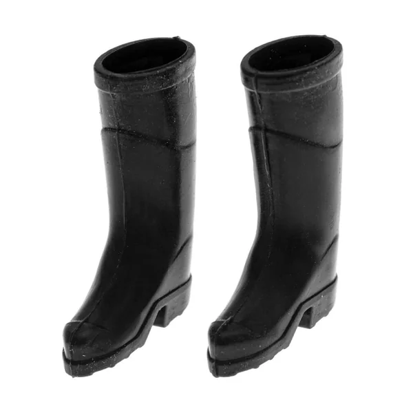 Bottes en caoutchouc miniatures 2,6x3,5cm noires pour Lutin ou poupée - Rico Design