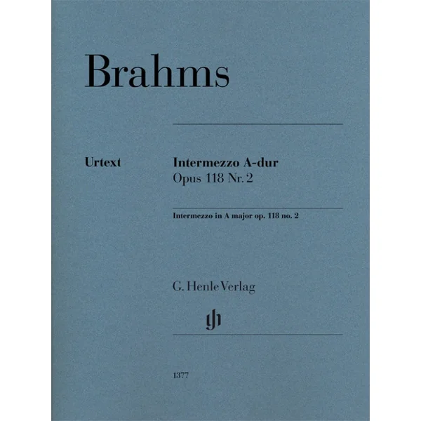 Brahms J. Intermezzo OP 118 N°2 Piano