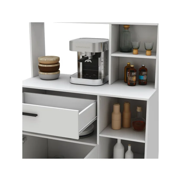 Buffet Blanc Salon Spacieux Buffet de Cuisine Meuble de Cuisine