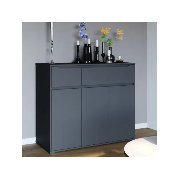 Buffet moderne anthracite Buffet salon Buffet salle à manger Buffet long