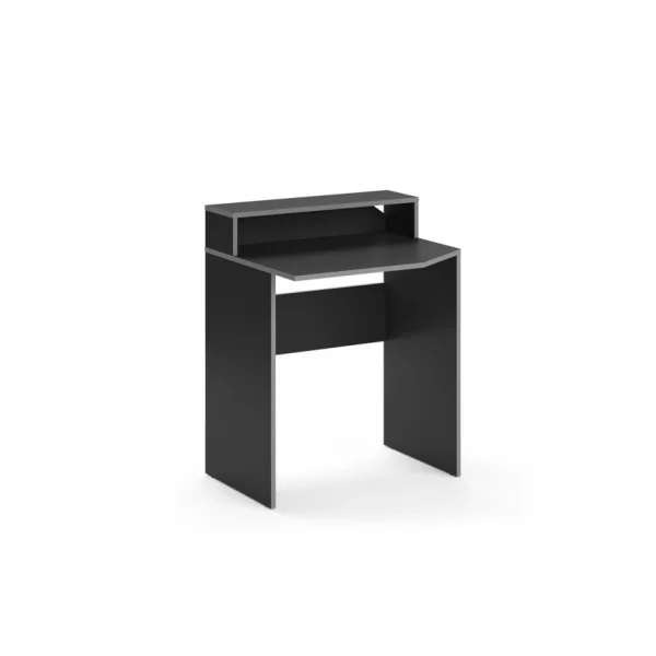 Bureau gaming noir et gris PM bureau de jeu bureau gamer bureau informatique