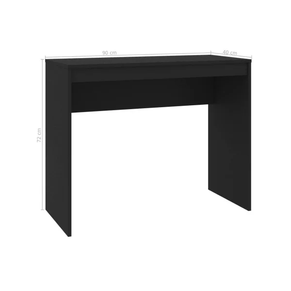 Bureau Noir Table de Bureau pour Ordinateur