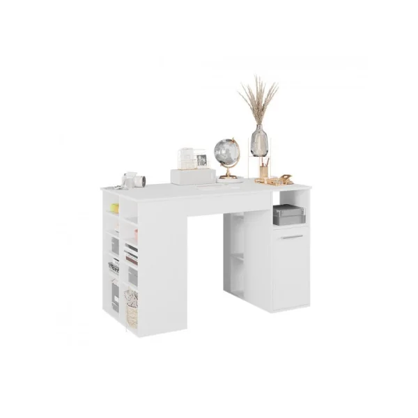 Bureau Polyvalent avec rangements Bureau utilisable des deux cotés Bureau informatique