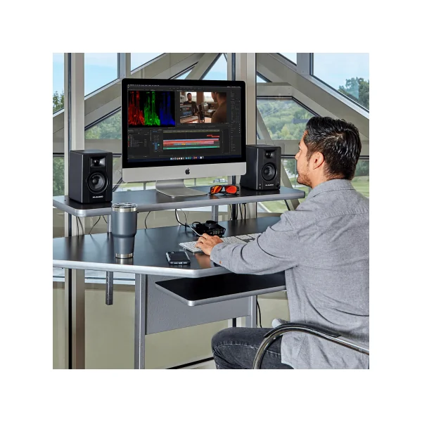 BX3D3 M Audio – Paire d’enceintes actives 2 voies 3,5’’ 2X25W