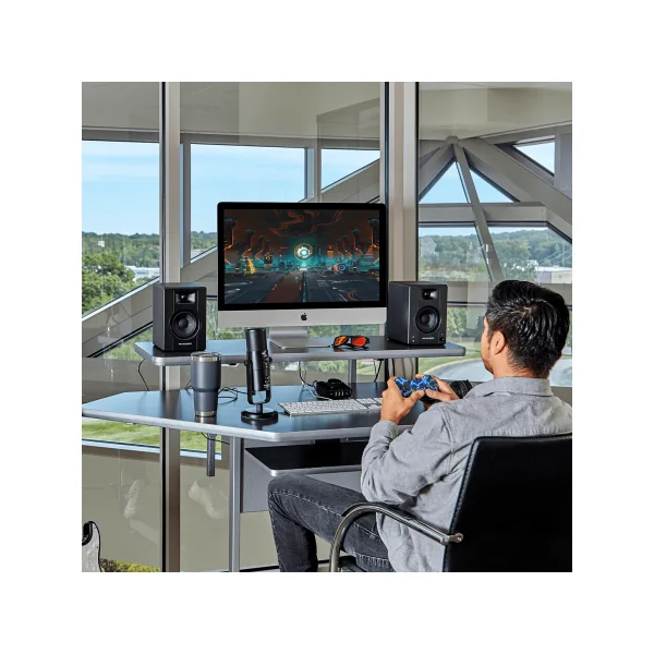 BX4D4 M Audio – Paire d’enceintes actives 2 voies 4,5’’ 2X25W