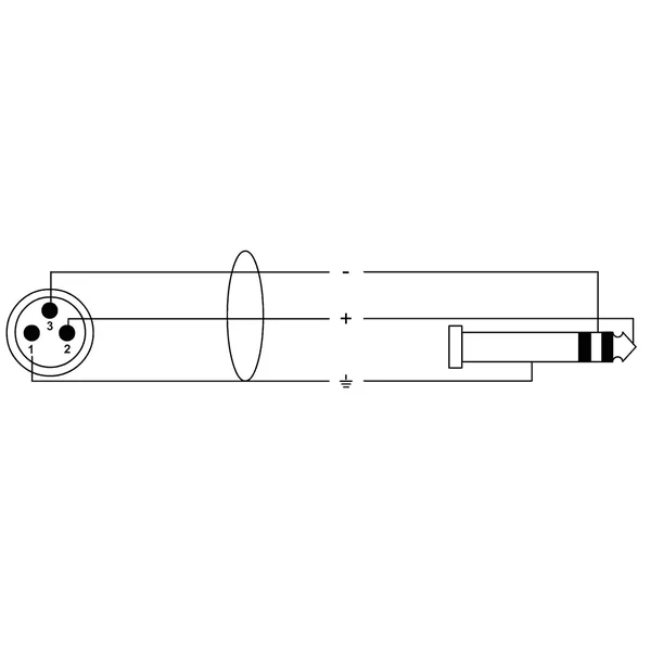 Cable multipaire 5m 8 XLR male, Jack TRS Neutrik