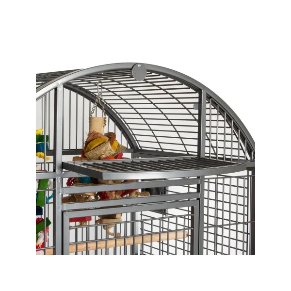 Cage perroquet Zeus (2 couleurs)