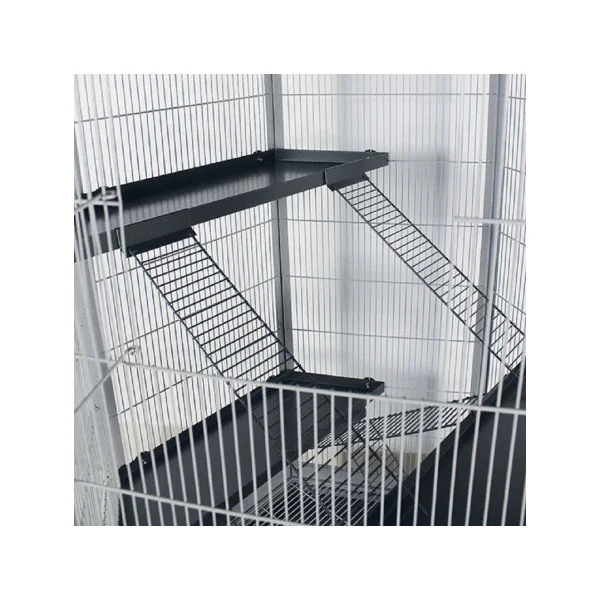 Cage rongeur Gênes anthracite et platinum