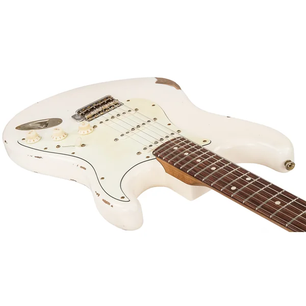 California Classic XSC-1 Alder - heavy aging vintage white