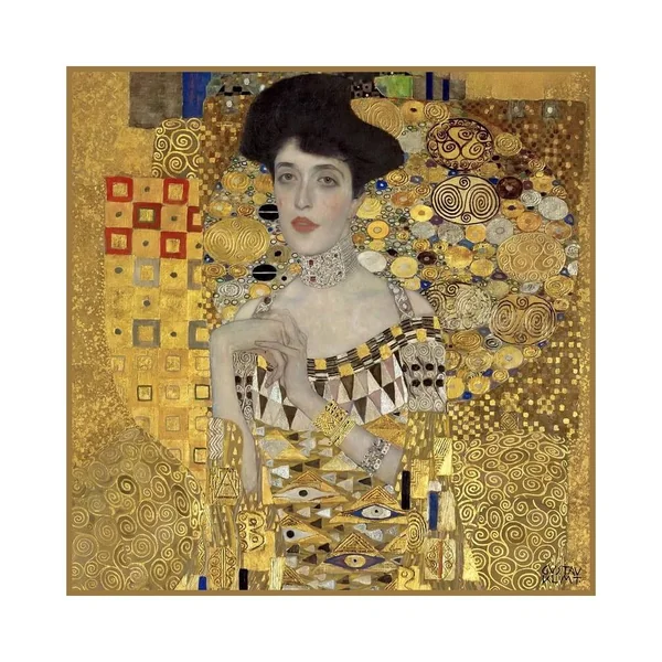 Carré simili cuir 44x44 cm klimt