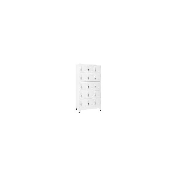 Casier en métal vestiaire professionnel armoire en acier x15 cases