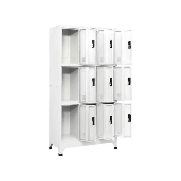 Casier en métal vestiaire professionnel armoire en acier x9 cases