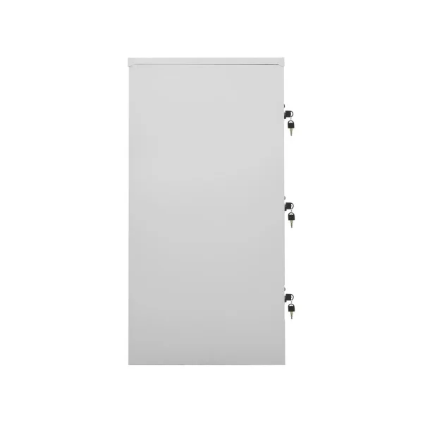 Casier vestiaire armoire en acier 9 compartiments gris Vestiaire professionnel Armoire métal 9 cases
