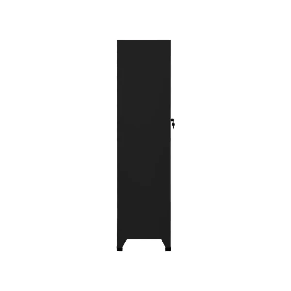 Casier vestiaire noir Armoire acier Vestiaire professionnel Armoire métal