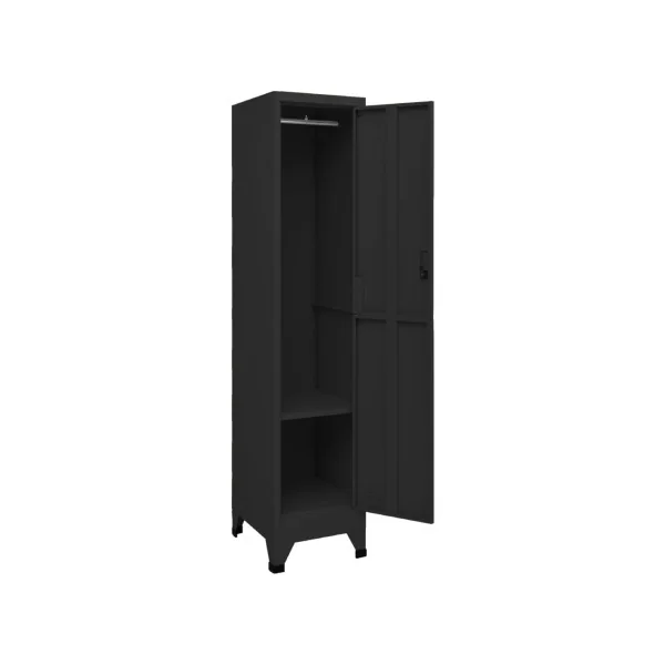 Casier vestiaire noir Armoire acier Vestiaire professionnel Armoire métal