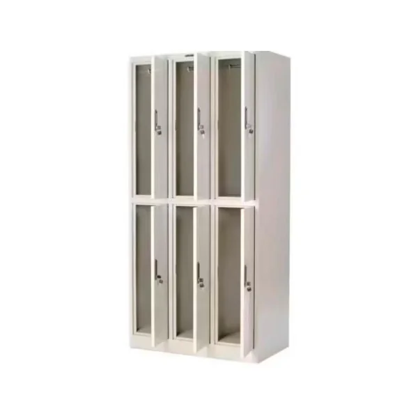 Casier x6 vestiaire armoire acier vestiaire professionnel en acier