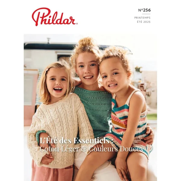 Catalogue Phildar N°256 – Pour Petits et Grands Printemps/Été 2025