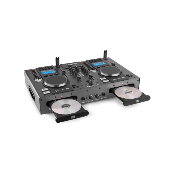 CDJ450 Vonyx - Lecteur CD double avec mixage intégré + USB et bluetooth