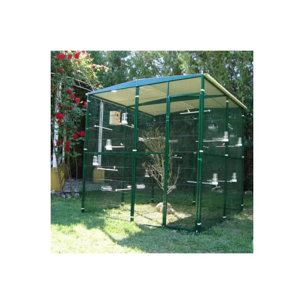Chatière 2x2x2 m chatière extérieure maille soudée robuste