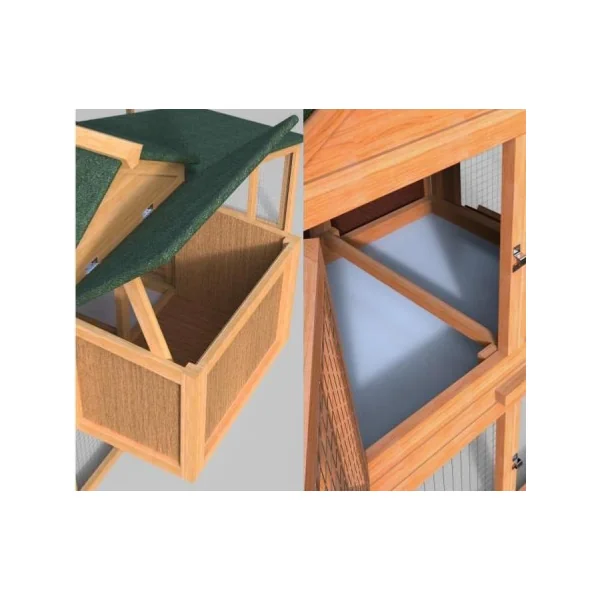 Clapier Gassin clapier en bois clapier avec enclos