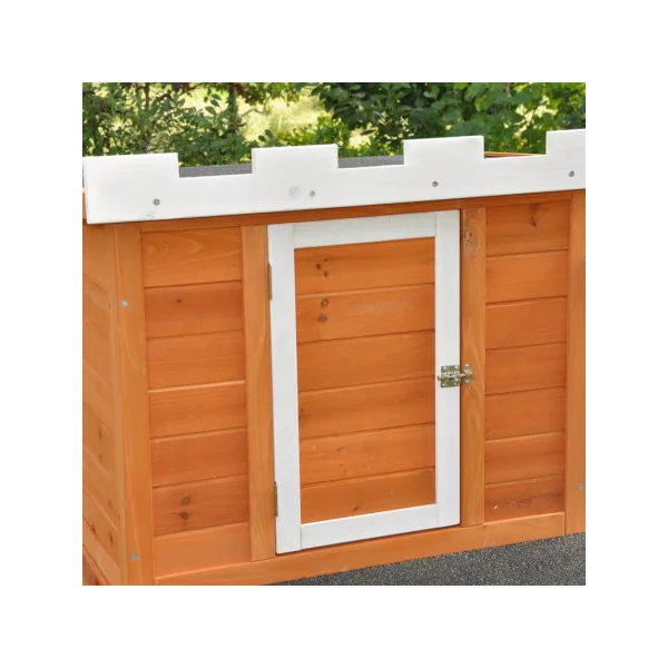 Clapier lapin Château Grand clapier rongeur Clapier en bois avec enclos