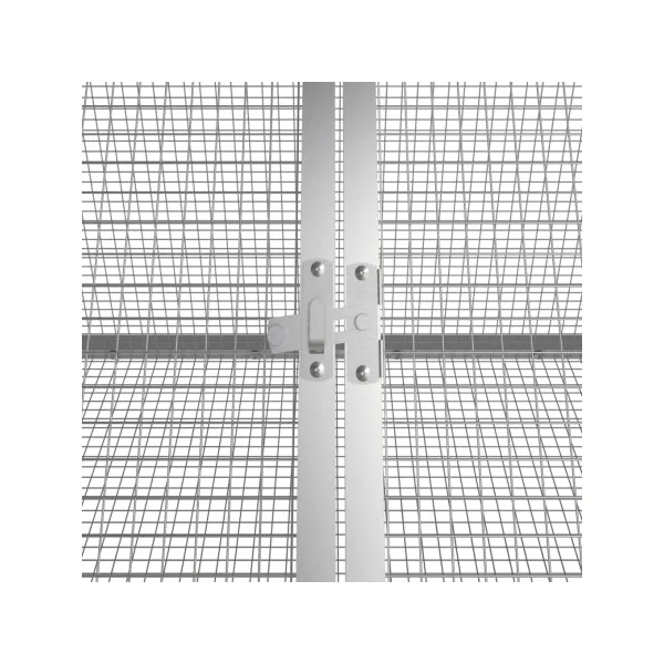 Clapier lapin en métal galvanisé anthracite Taille 1 Cage lapin avec enclos Parc rongeur acier