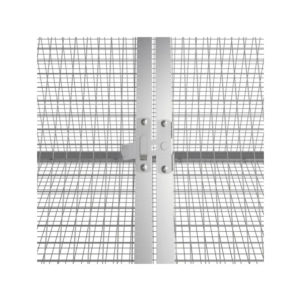 Clapier lapin en métal galvanisé anthracite Taille 3 Cage lapin avec enclos Parc rongeur acier
