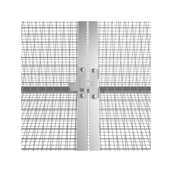 Clapier lapin en métal galvanisé anthracite Taille 4 Cage lapin avec enclos Parc rongeur acier