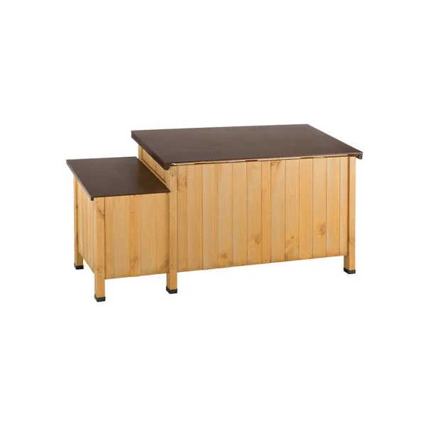 Clapier lapin XXL 154 cm Maille anti rongement Clapier avec enclos et dortoir Bac amovible