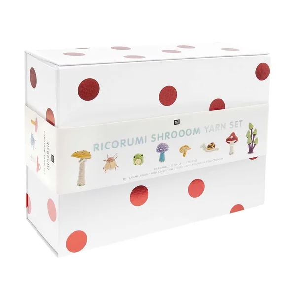 Coffret de 35 pelotes de coton Ricorumi - Shrooom - Rico Design