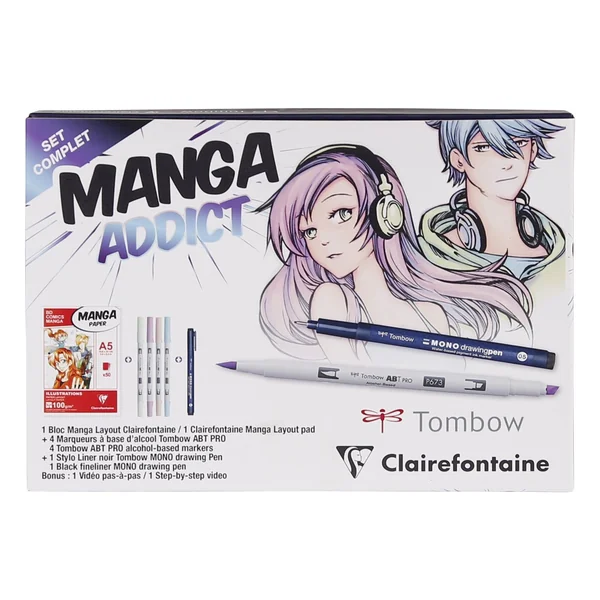 Coffret Manga addict A5