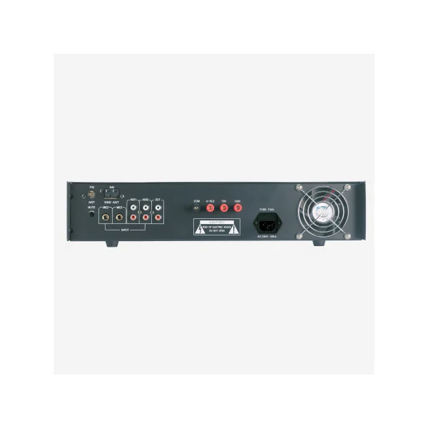 COMBO 130 Audiophony - Ampli public adress ligne 100V 5 entrées + player 130W