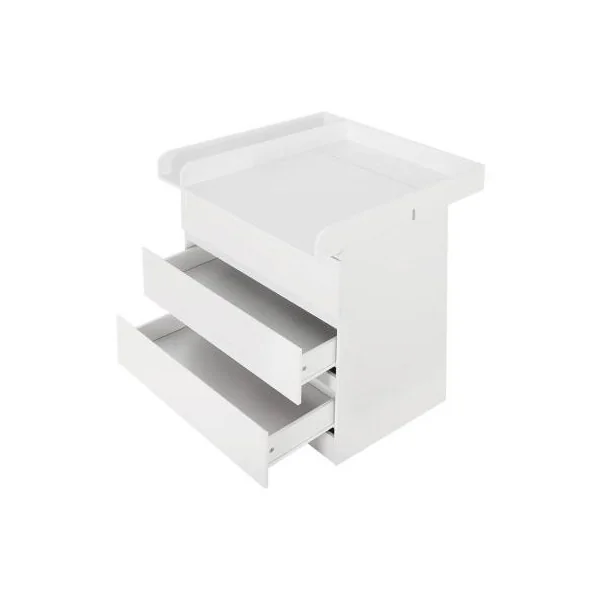 Commode à langer 3 tiroirs table à langer blanche commode avec plan langer amovible