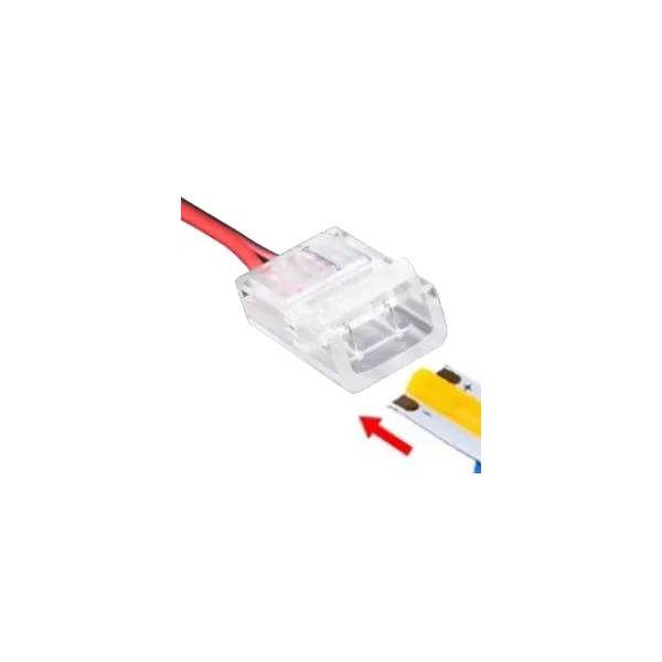 Connecteur raccord avec fil pour ruban led COB 10mm