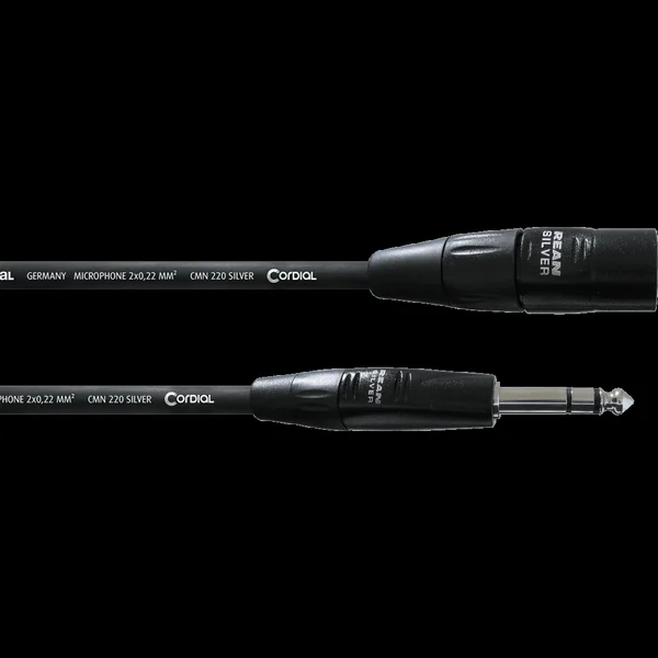 Cordial Câble audio XLR mâle/jack stéréo 1,5 m