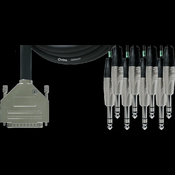Cordial Câble d'interface Sub-D/8 jack stéréo - 1,5 m