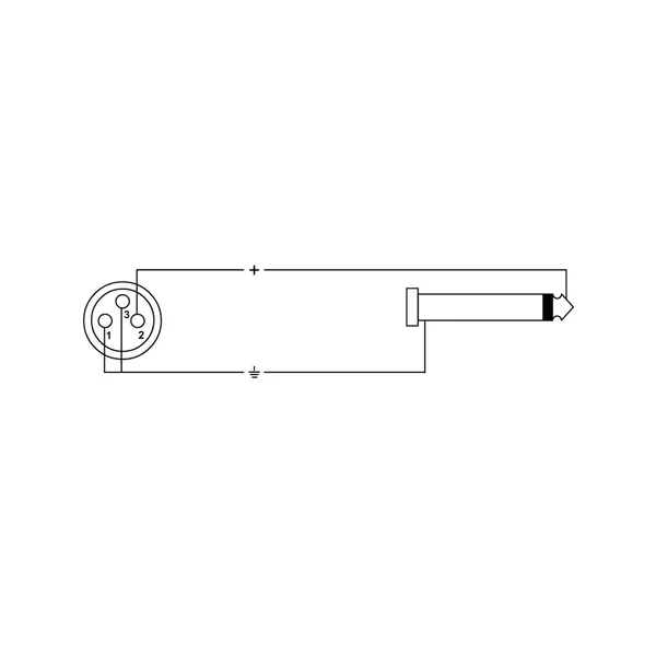 Cordial ECL CCM5FP câble micro XLR femelle / Jack mono mâle 5m