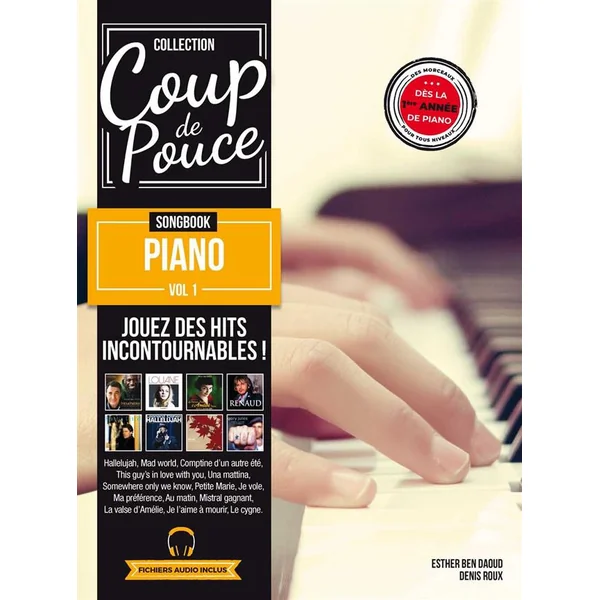 Coup de Pouce Songbook Piano Vol 1