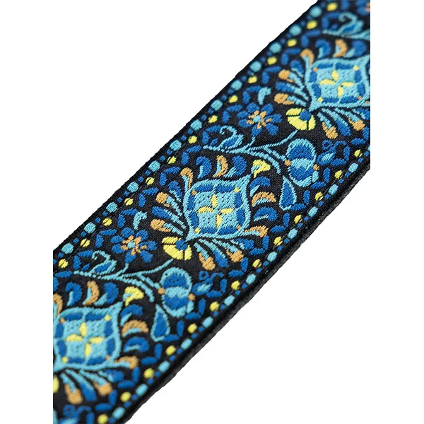 Courroie tissu avec motifs Hootenany, 4 portes mediators, 5 cm - Design 04