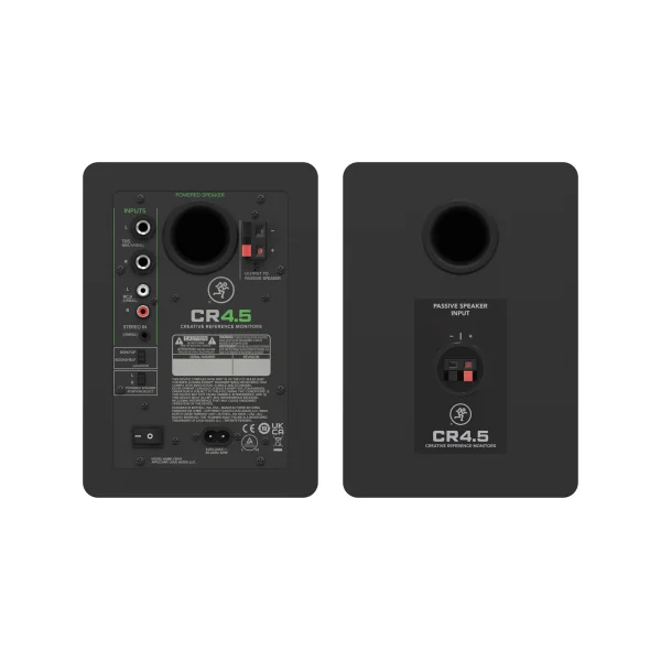 CR45 Mackie – Paire d’enceintes actives 4,5’’ 2 voies 2X25W