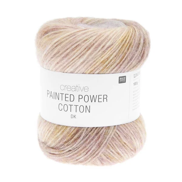 Creative Painted Power Cotton DK 100g de Rico Design : - Multi-m