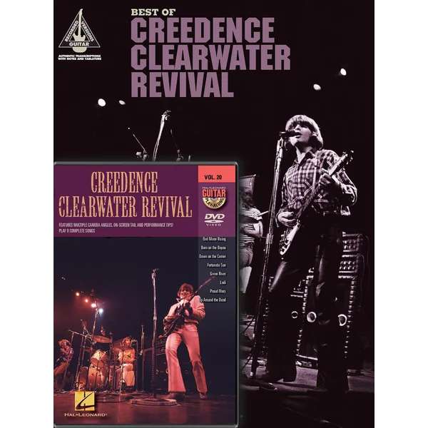Creedence Clearwater Revival Best OF Guitare Tab Avec Dvd