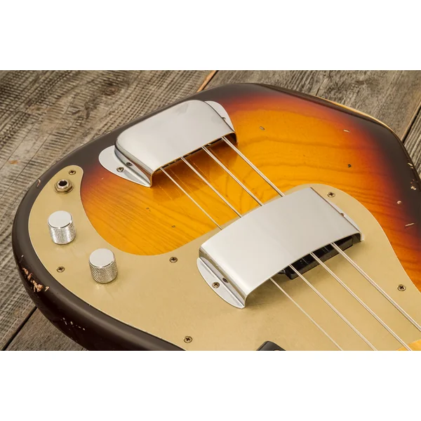 Custom Shop 1958 Precision Bass #CZ578373 - relic chocolate 3-color sunburst