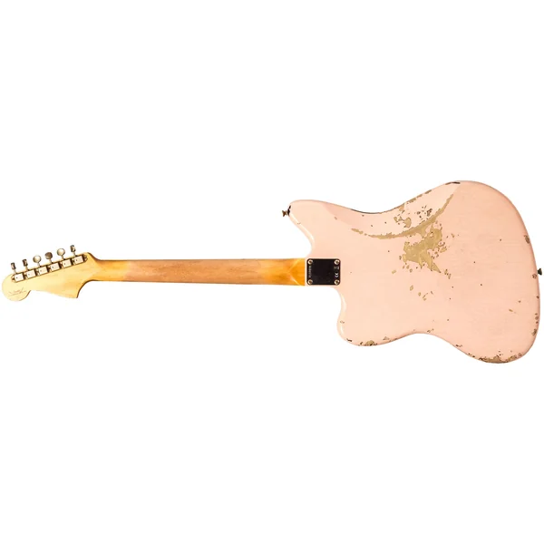 Custom Shop 1962 Jazzmaster #R132659 - heavy relic shell pink o. 3-color sunburst