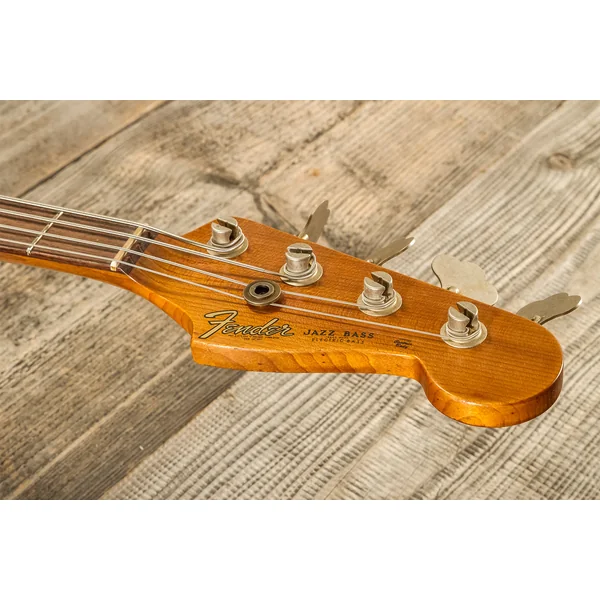 Custom Shop 1963 Jazz Bass #R135891 - relic sherwood green metallic