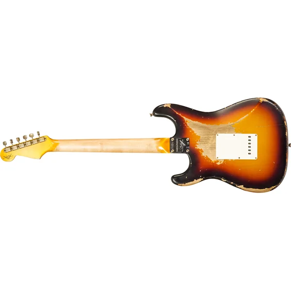 Custom Shop Bone Tone Stratocaster #CZ584251 - super heavy relic 3-color sunburst