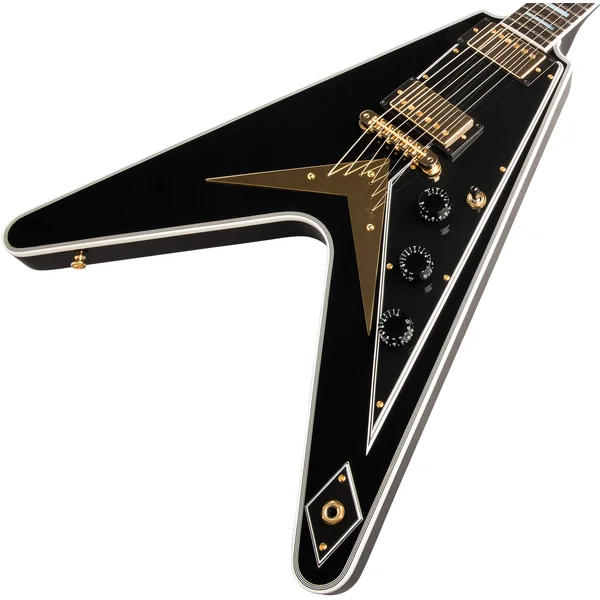 Custom Shop Flying V Custom - ebony