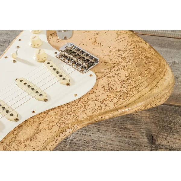 Custom Shop Red Hot Stratocaster #CZ584115 - super heavy relic white blonde